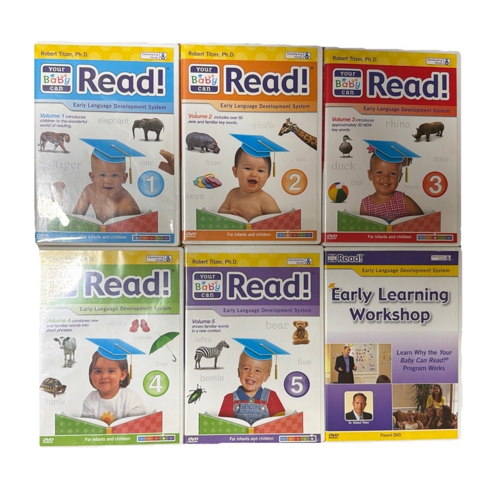 Your Baby Can Read Early Learning System DVDs R Titzer Ph.D Language Development